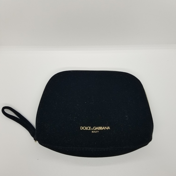 Dolce & Gabbana Beauty black velvet makeup bag - Picture 1 of 5
